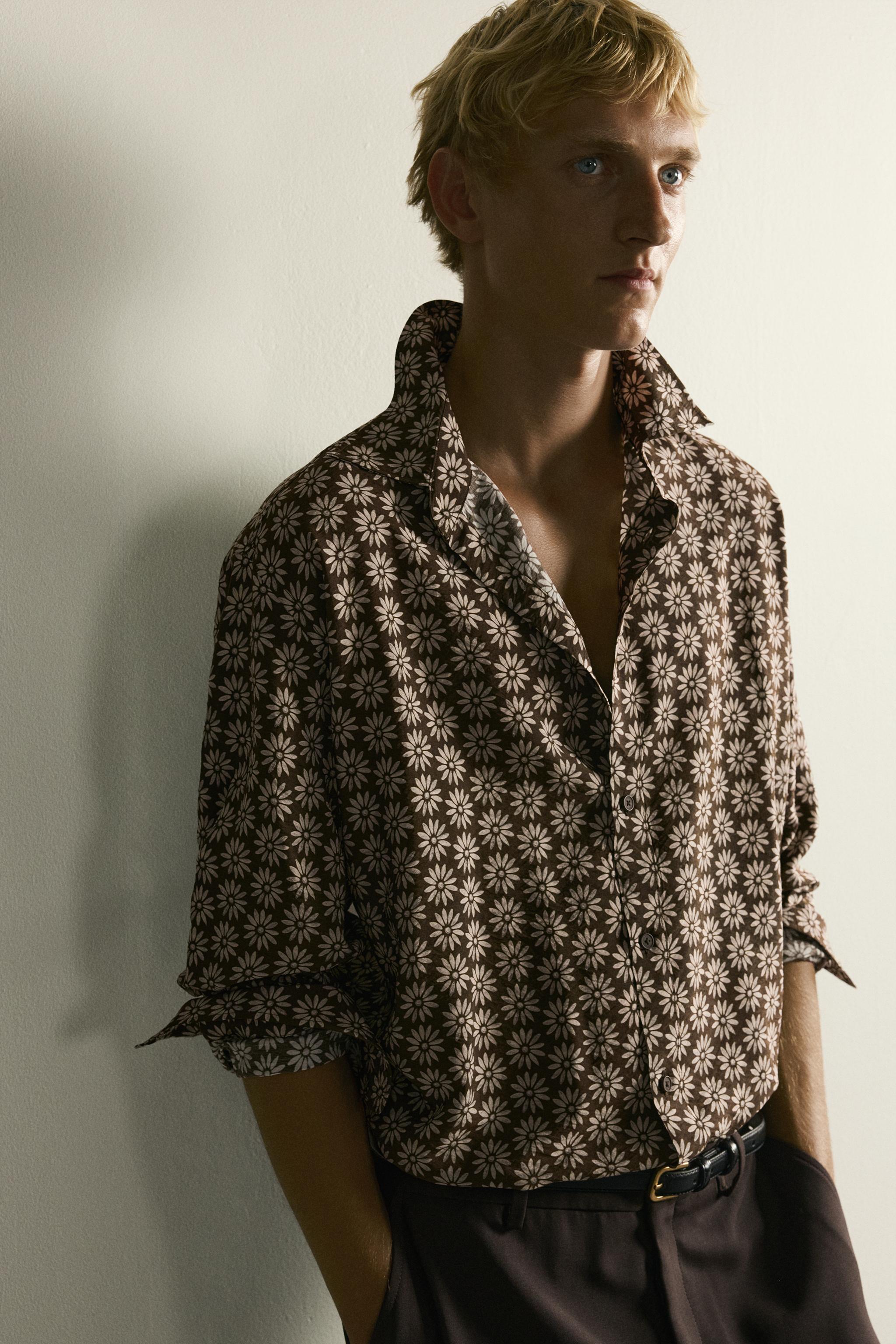 CHEMISE FLUIDE À IMPRIMÉ MARGUERITES